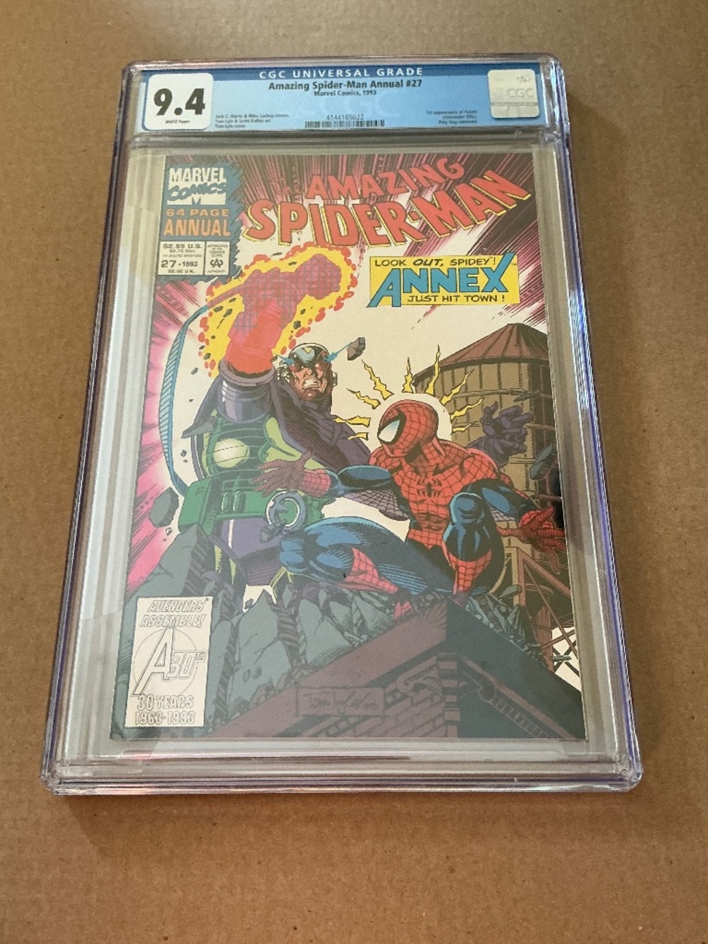 Amazing Spider-Man Annual 27 CGC 9.4 1st Annex Alexander Ellis Tom Lyle 1993